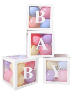 Cajas Transparentes para globos BABY x 4 unidades en internet