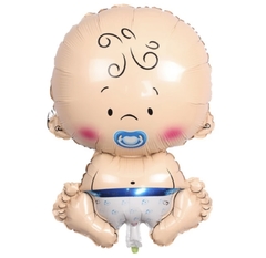 Globo grande Bebé nene con chupete 70 cm