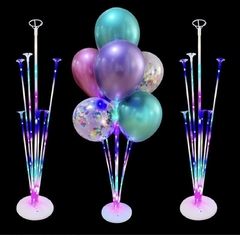 Base para globos con luz led multicolor