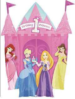 Globo metalizado Castillo de Princesas 34" Anagram Disney