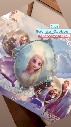 set de Globos Frozen x 5 piezas