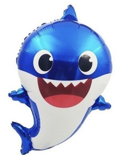 Globo baby shark Azul 60 cm