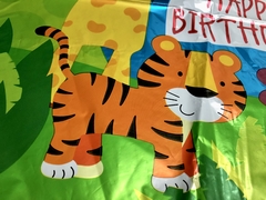 Globo redondo de la selva "happy birthday 18" en internet