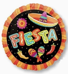 Globo redondo " Fiesta" 18" Anagram