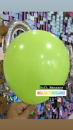 Latex 10" Soft Manzana x 25 unidades - comprar online