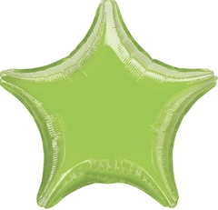 Globo metalizado Estrella verde lima 18" anagram