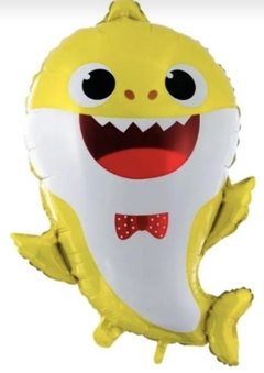 Globo baby shark amarillo 60 cm