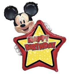 Globo metalizado Mickey Mouse con Estrella 30" 76cm Disney Junior - comprar online
