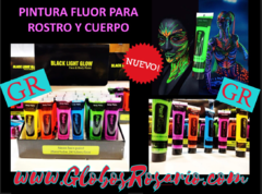 Pintura para body Paint flúor pote de 25 ml