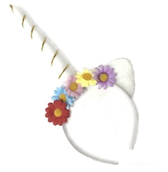 Vincha unicornio con Flores en internet