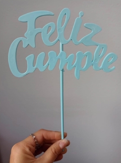 topper "Feliz Cumple" - tienda online