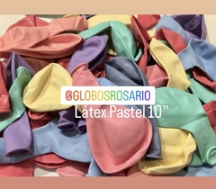 Globos Latex Pastel surtido 10" x 10 unidades