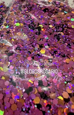 Confetti Glitter Brillante Sobre el Mic x 15g