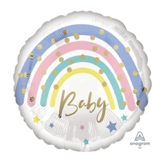Globo redondo 18" baby arcoíris , Anagram
