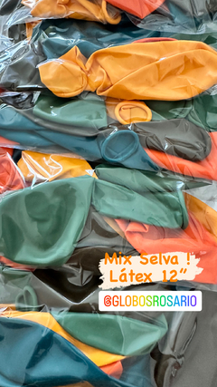 Mix Latex 12” Selva x 10 unidades - comprar online