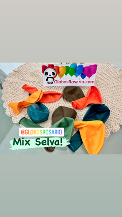 Mix Latex 12” Selva x 10 unidades