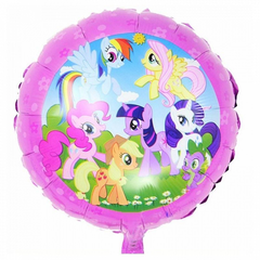 Globo metalizado Redondo My little pony 18"