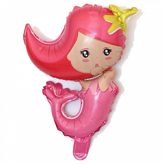 Globo Sirena rosa 35cm - comprar online