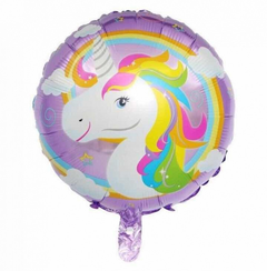 Globo metalizado Unicornio 18"