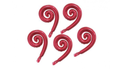 Globos Espirales Rojo 16" x 5 unidades en internet