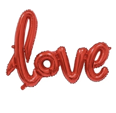 Globo frase "love" ROJO 50cm - comprar online