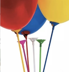 Palitos porta globos MULTICOLOR x unidad