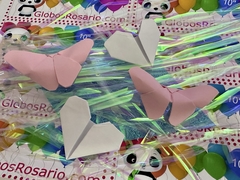 Set de apliques origami Mariposa / corazón x 4 unidades en internet