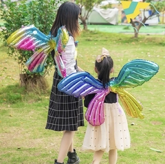 Imagen de Globo metalizado alitas de mariposas