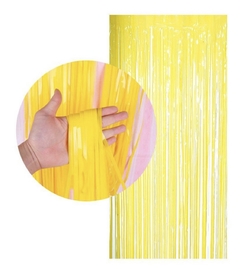 Cortina amarilla 2 m x 1 m - comprar online