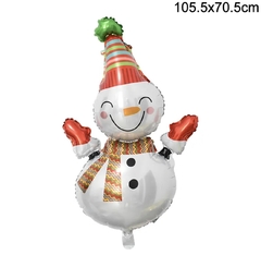 Globo muñeco de nieve 36” , 1 metro