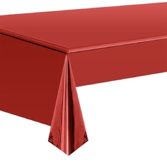 Mantel Metalizado Rojo 180 x 130 cm