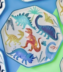 Platos Dinosaurios x 10 unidades