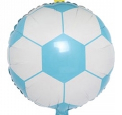 Globo metalizado mini pelota fútbol 10"