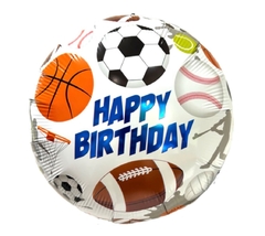 Globo Deportes Happy Birthday 18"
