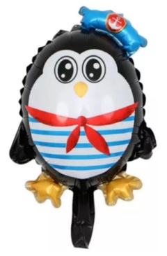 Globo mini pingüino marinero 14"