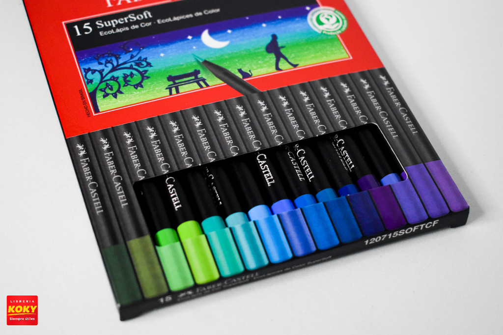 ECO LAPICES FABER CASTELL X 50 (COD120750) SUPERSOFT