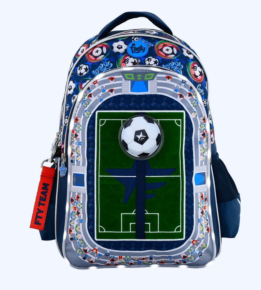 MOCHILAS FOOTY ART.F1443 CON LUZ FUTBOL 18´