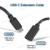 Cable Alargue Usb Tipo C 1 Metro Gen.3.2 10gbps 60w - tienda online