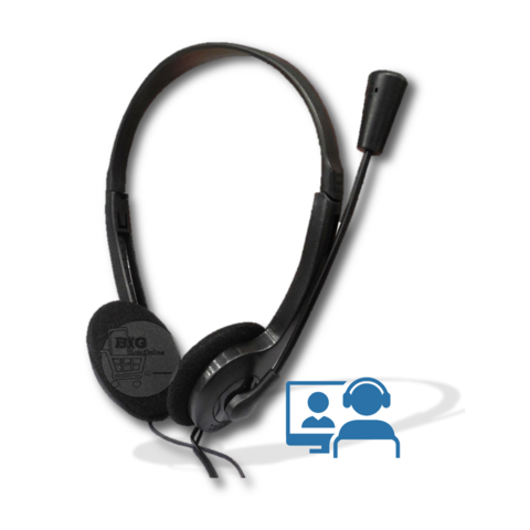 Auricular Headset Noga con Micrófono Flexible y Vincha Ajustable