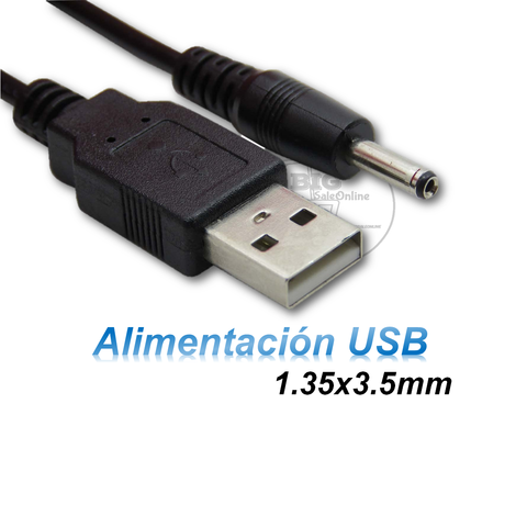 Cable Plug 1.35 X 3.5mm De Alimentación | Para Hub, Suiche, Etc