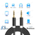 Cable Auxiliar 3.5mm de Audio Auxiliar 1 Mt Mallado y Contacto Metálico - comprar online