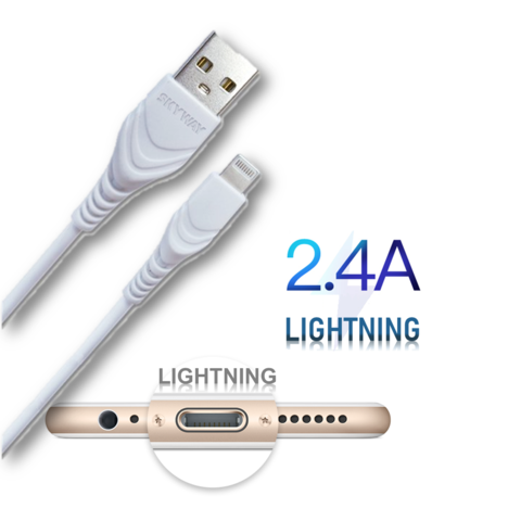 Cable Cargador para Iphone Lightning a USB de Carga Rapida