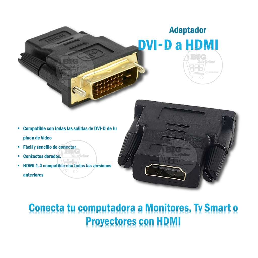 Conversor de dvi a hdmi hotsell