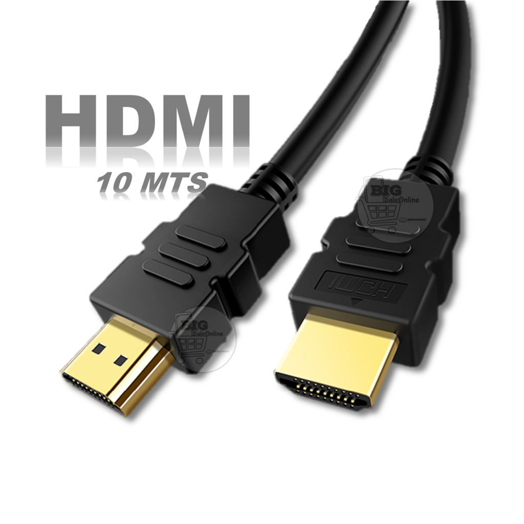Cable Hdmi 10 Metros para Tv Smart, DVR, Monitores, Consolas