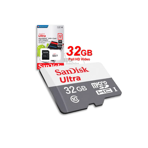 Memoria Sd 32gb Sandisk Celulares Tablet Camaras Wifi, Dron