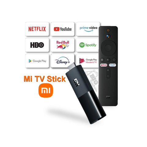 Convertidor A Tv Smart Xiaomi Mi Tv Stick con Control de Voz Google / Disney Netflix Hbo Amazon