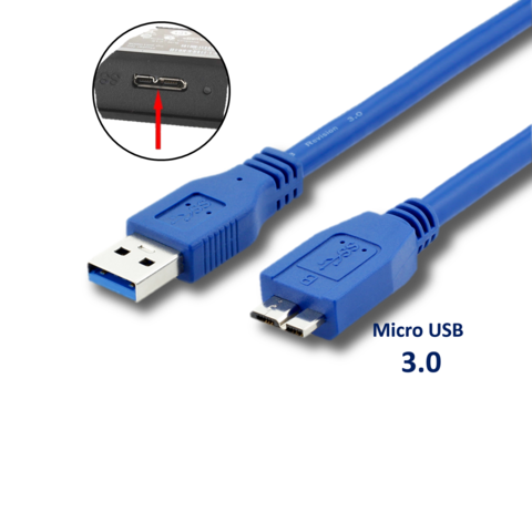Cable Para Disco Externo Micro Usb 3.0 Transferir Datos