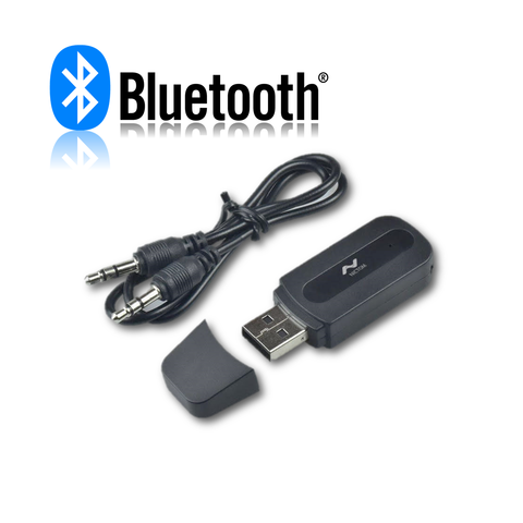 Receptor Bluetooth Usb Con entrada Auxiliar para Parlantes o Estéreos