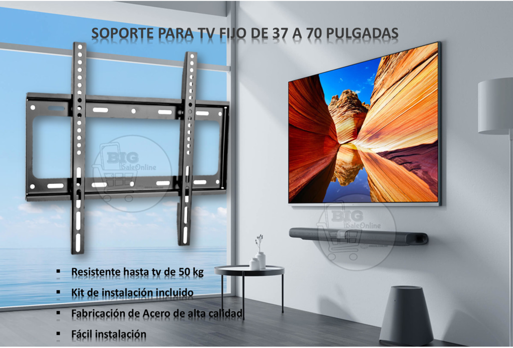 Soporte TV 32-55 Pulgadas Cable HDMI