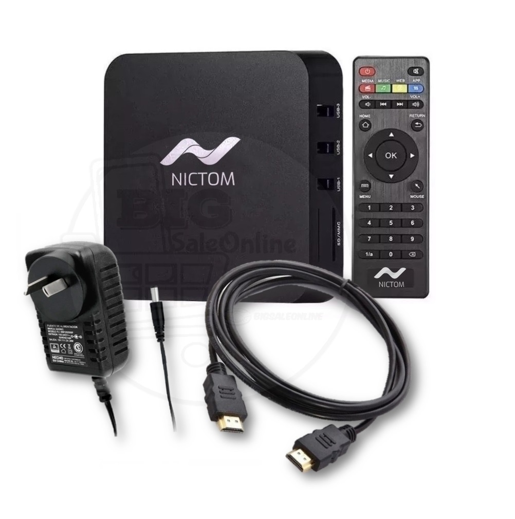 Convertidor Smart TV Nictom 2GB RAM + Teclado Inalámbrico Retroiluminado  Nictom